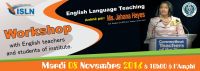 Journée d'étude :‘’English Language Teaching’’  08-11-2016