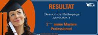 Résultats de la session de la Session Rattrapage  2MPA-Semestre 1 -A.U:2022-2023